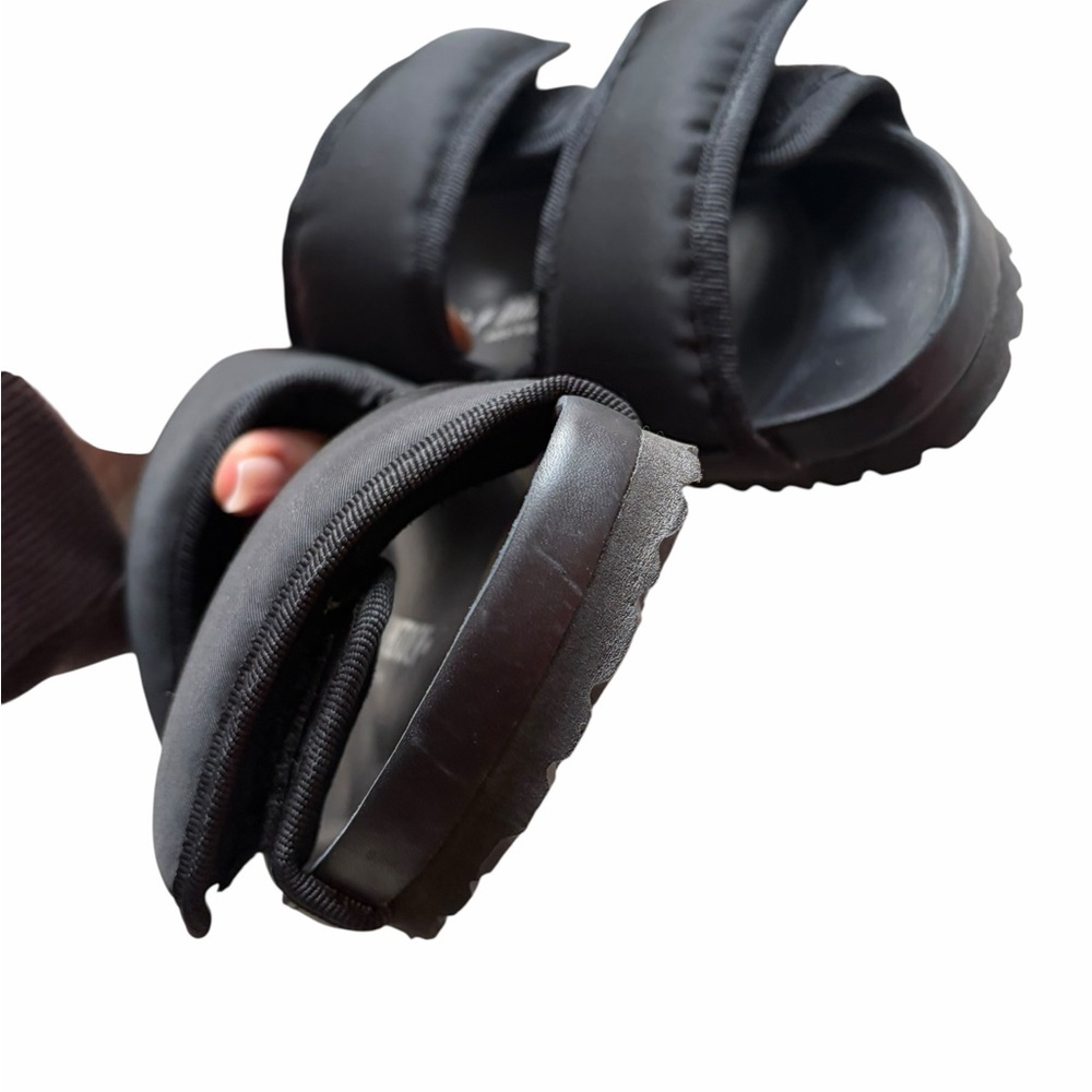 Birkenstock 1774 Arizona Cosny padded nylon sandals in black‎ size 39 - Picture 2 of 5